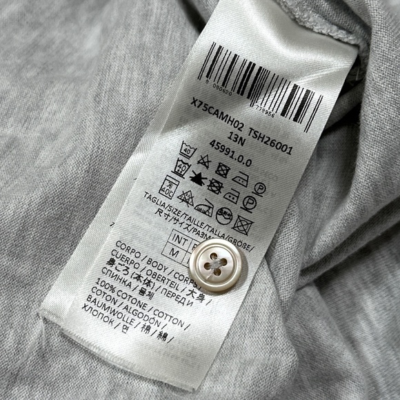 Eleventy Platinum Jersey Cotton Gray Heather L/S Button Shirt Mens Medium - Picture 12 of 14
